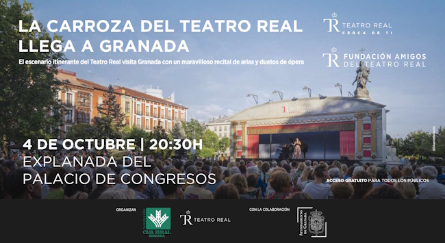 La carroza del Teatro Real llega a Granada