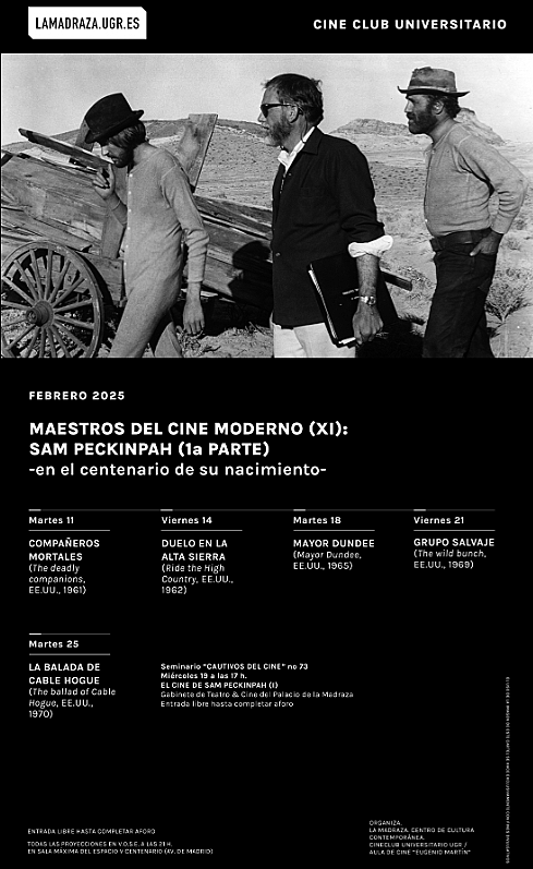 Seminario Cautivos del Cine: El cine de Sam Peckinpah (I)