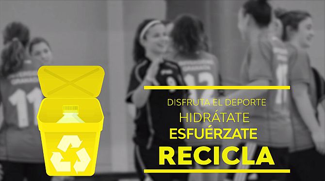 Disfruta el deporte y recicla