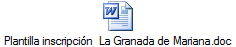 Plantilla inscripci�n  La Granada de Mariana.doc