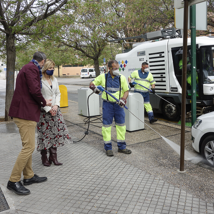 ©Ayto.Granada: El AYUNTAMIENTO EMPRENDE UN PLAN DE LIMPIEZA DE SEMILLAS PARA EVITAR LA EXPANSIN DEL POLEN QUE PERJUDICA A LOS ALRGICOS 