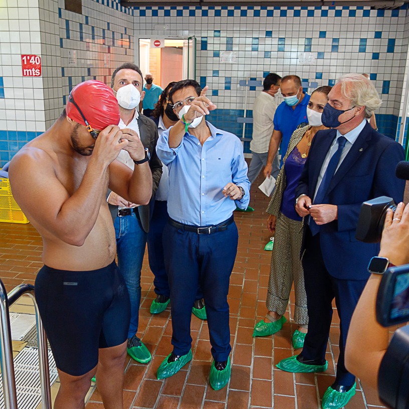 ©Ayto.Granada: EL AYUNTAMIENTO IMPLANTA EL SISTEMA NAGI SMARTPOOL PARA CONVERTIR EN INTELIGENTE LA PISCINA DEL COMPLEJO DEPORTIVO NEZ BLANCA