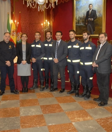 ©Ayto.Granada: Cuatro nuevos bomberos conductores refuerzan el servicio de extincin de incendios de Granada 