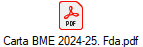 Carta BME 2024-25. Fda.pdf