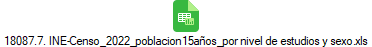 18087.7. INE-Censo_2022_poblacion15a�os_por nivel de estudios y sexo.xls