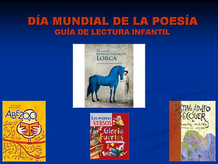 &copy;Ayto.Granada: D�a mundial de la poesia. Gu�a infantil