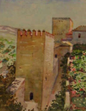 Serie Paisajes: Muralla de la Alhambra
