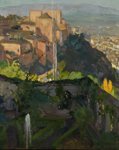 Paisaje (Vista de la colina de la Alhambra)