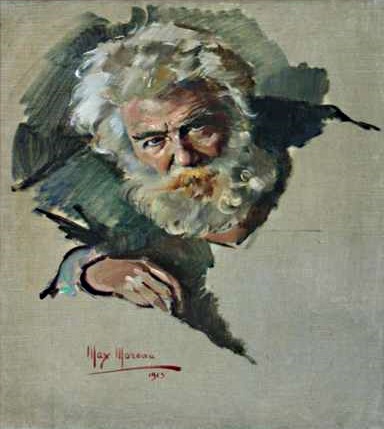 Retrato de hombre con barba