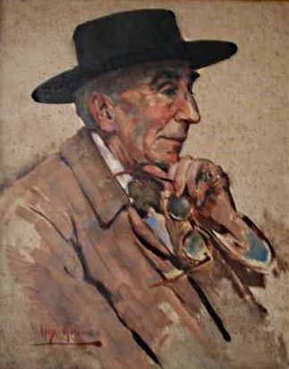 Retrato de hombre con sombrero