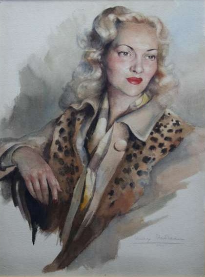 Retrato de mujer con estola