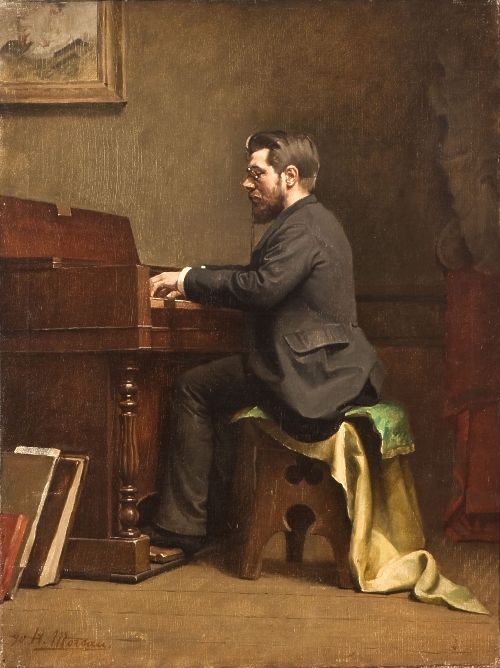 Hombre tocando el piano