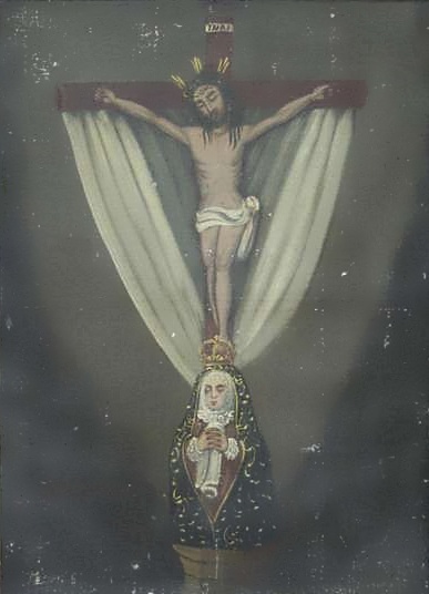 Crucificado y dolorosa