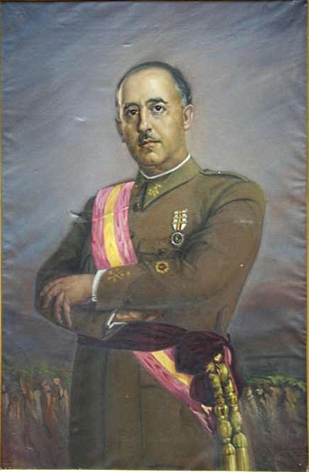 chupar disfraz unidad Ayto.Granada. Patrimonio: Retrato de Francisco Franco